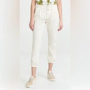 Paige Women’s Mayslie Denim Joggers in quartz sand